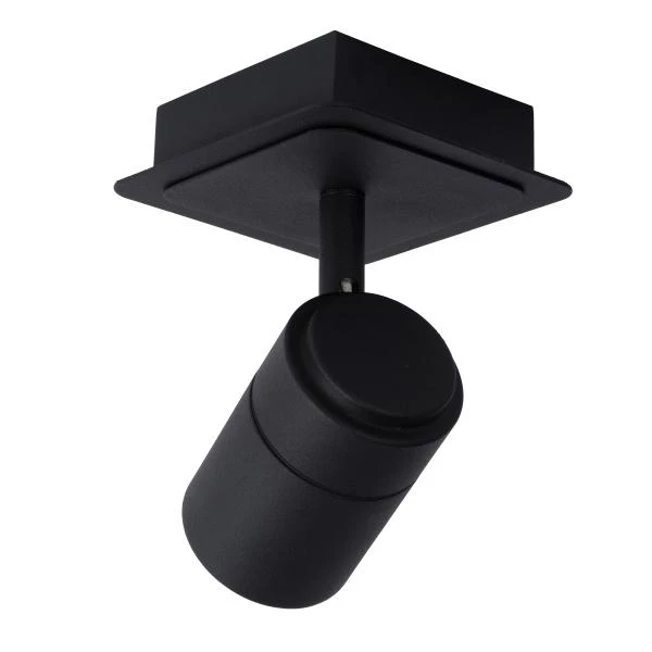 Lucide LENNERT - Deckenstrahler Badezimmer - LED Dim. - GU10 - 1x5W 3000K - IP44 - Schwarz - detail 1